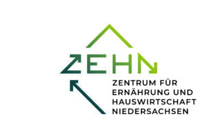 Logo "Zentrum für Ernährung und Hauswirtschaft Niedersachsen" (ZEHN). Durch die Buchstaben Z und N wird eine Raute angedeutet.