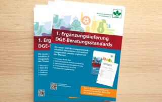 Dekoratives Foto der Titelseite zur "1. Ergänzungslieferung DGE-Beratungsstandards".