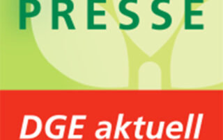 Logo zu Pressemitteilungen der DGE .