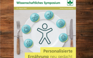 Titelbild des Wissenschaftlichen Symposiums zum Thema "Personalisierte Ernährung neu gedacht"
