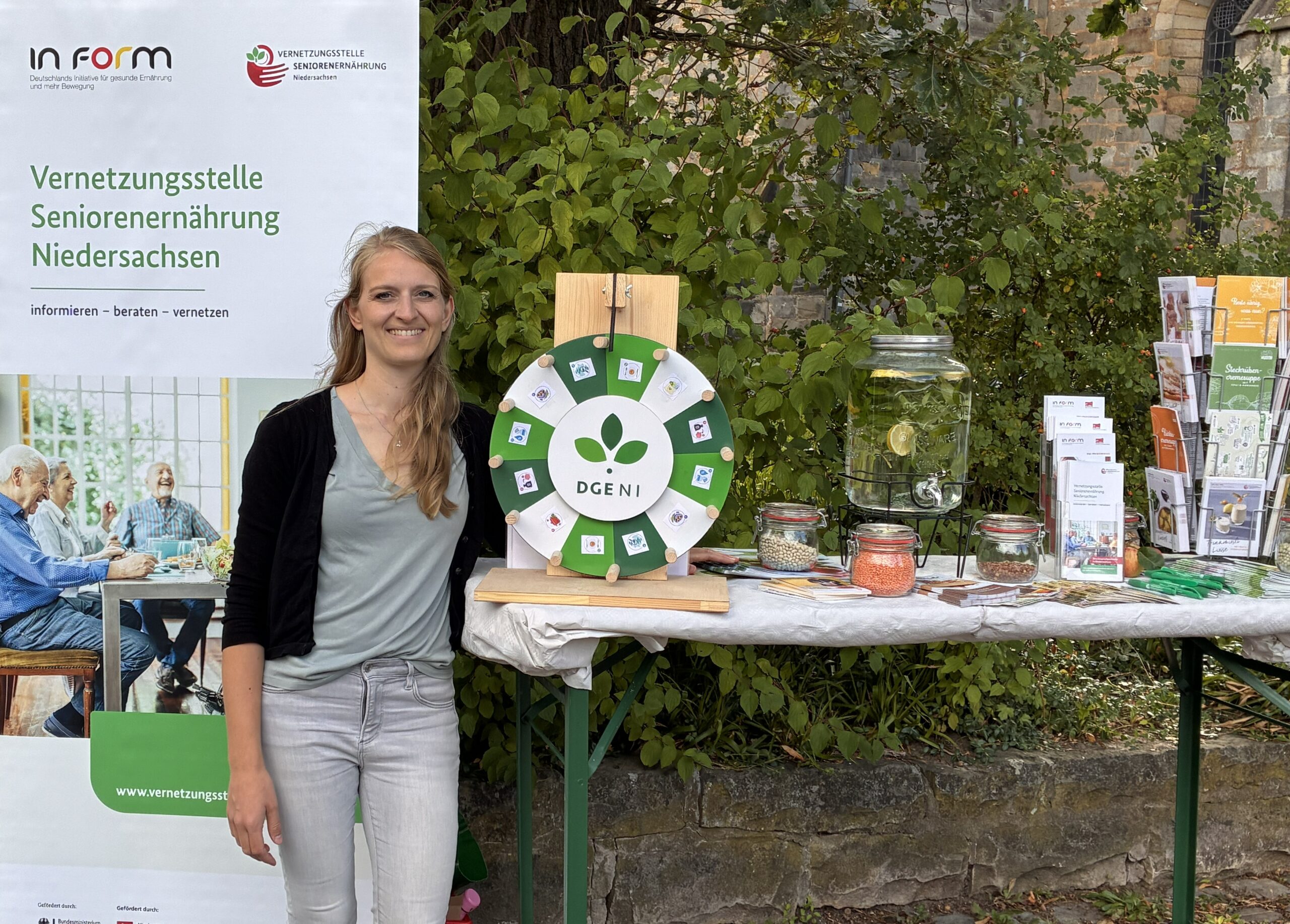 Informationsstand bei einem Aktionstzag